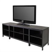 Winsome Hailey 3-Piece Modular Media Center in Espresso