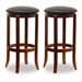 Winsome 30" Swivel Bar Stools in Walnut (Set of 2)