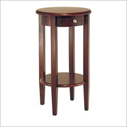 Winsome Concord Round Tall End Table Best Price