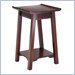 Winsome Chinois Solid Wood High Table in Walnut