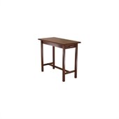 Winsome Kitchen Island Table in Antique Walnut