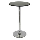 Winsome Spectrum Round Pub Table with Chrome Legs