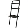 ADD TO YOUR SET: Winsome Bailey Leaning Desk with 2 Shelves in Black