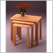Winsome 3 Piece Nesting Accent Table in Solid Beechwood