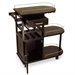 Winsome Entertainment Cart in Espresso Beechwood