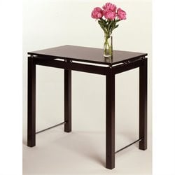Winsome Counter Height Work Table in Espresso Beechwood Finish