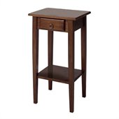 Winsome Regalia Accent Phone Stand in Anitque Walnut