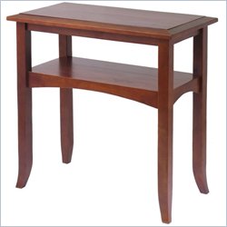 Winsome Pine Hall/Console Table in Antique Walnut