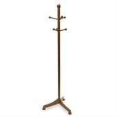 Winsome 6 Pegs Standing Coat Rack in Antique Walnut