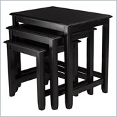 Winsome Parker Nesting Table Set in Black Finish