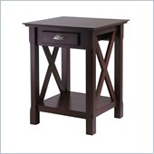 Winsome Xola Nightstand in Cappuccino Finish
