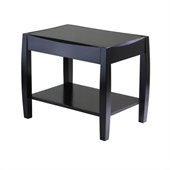 Winsome Cleo End Table in dark Espresso Finish