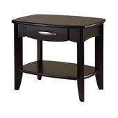 Winsome Danica End Table in Dark Espresso Finish