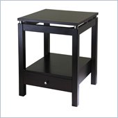 Winsome Linea Nightstand in Dark Espresso Finish
