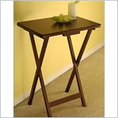Winsome  Basics Walnut TV Tray (Set of 4)
