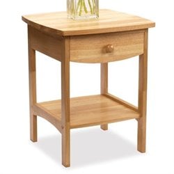 Winsome Basics Solid Wood End Table / Nightstand in Natural Best Price