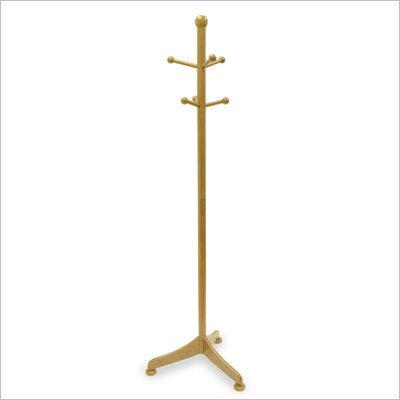 Winsome 71 Inch Standing Coat Rack in Beech Solid Wood
