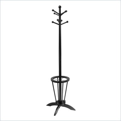 Winsome Espresso Standing Coat Rack and Umbrella Stand