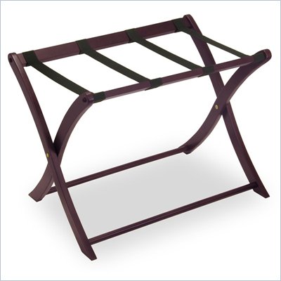 Winsome Luggage Rack in Espresso Beechwood