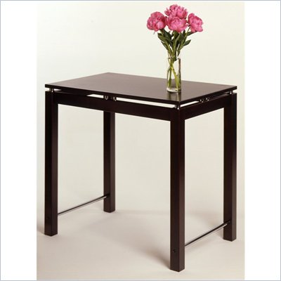 Winsome Counter Height Work Table in Espresso Beechwood Finish