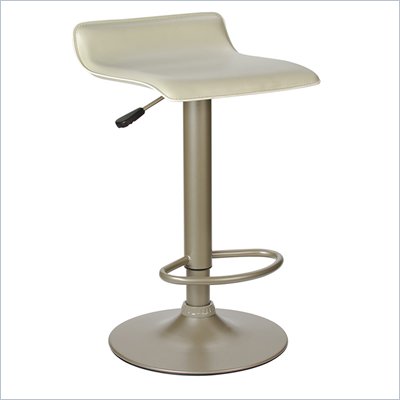 Winsome Height Adjustable Airlift Bar Stool in Beige