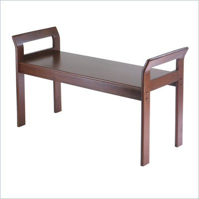 Winsome Hall Bench in Walnut