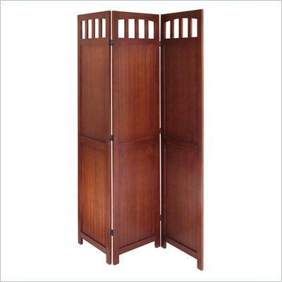 Winsome Folding Screen in Antique Walnut