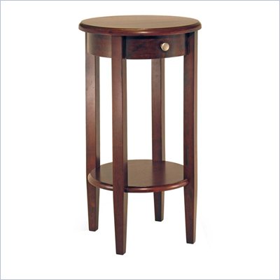 Winsome Concord Round Tall End Table