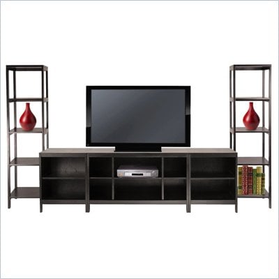 Winsome Hailey 5-Piece Entertainment Set in Espresso