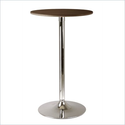 Winsome Kallie 24" Round Pub Table in Cappuccino