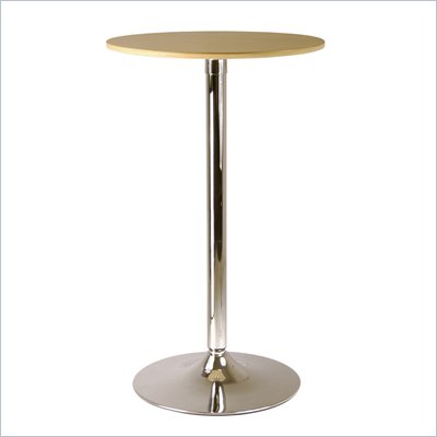 Winsome Kallie Round Pub Table in Natural Finish
