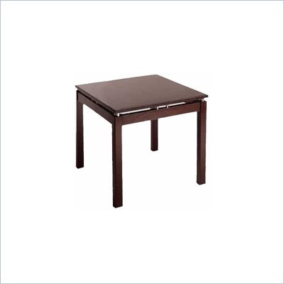 Winsome Linea Wood End Table in Espresso