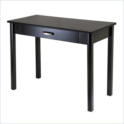 Liso Computer Desk with Pull Out Key Board in Dark Espresso