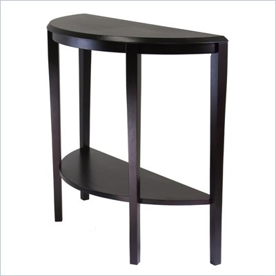 Winsome Nadia Console Table in Dark Espresso Finish