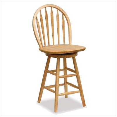 Windsor Stores on Winsome Wood 24 Inch Windsor Swivel Seat Bar Stool Natural   89624