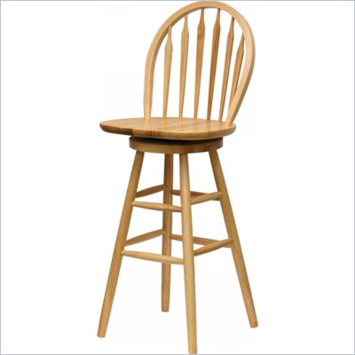 Winsome Windsor 30" Swivel Bar Stool in Natural
