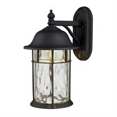 ELK Lighting Lapuente 1-Light Outdoor Led Wall Mount In Matte Black