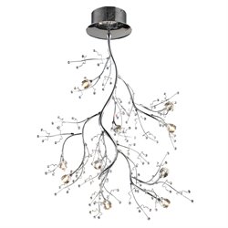 ELK Lighting Viviana Collection 10-Light Chandelier In Chrome