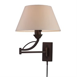ELK Lighting Elysburg 1-Light Swingarm Sconce In Aged Bronze