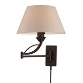 ELK Lighting Elysburg 1-Light Swingarm Sconce In Aged Bronze