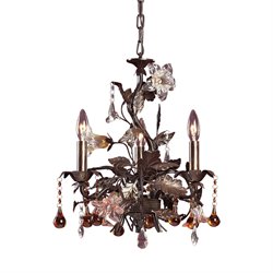 ELK Lighting Cristallo Fiore 3 Light Chandelier