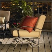 Outdoor GreatRoom Company Chat Deep Seating Aluminum Rocking Chairs (Set of 2)