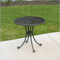Outdoor Great Room Company Patio Bistro Table with Granite Top