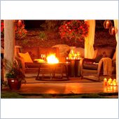 48 Inch Chat Round Fire Pit Table