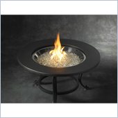 Tri-Pod Crystal Fire Pit with Cocoa Ring Table Top