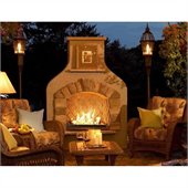 Sonoma Gas Fireplace Surround in Mocha