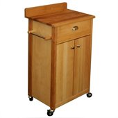 Catskill Craftsmen 24 Inch Butcher Block Kitchen Cart