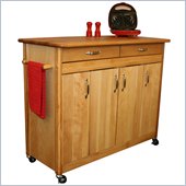Catskill Craftsmen 44 Inch Butcher Block Kitchen Island