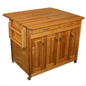 Catskill Craftsmen Butcher Block Drop Leaf WorkCenter PLUS