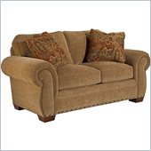 Broyhill Cambridge Two Seat Loveseat with Attic Heirlooms Wood Stain